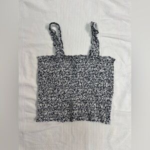 Old Navy Smocked Crop Tank